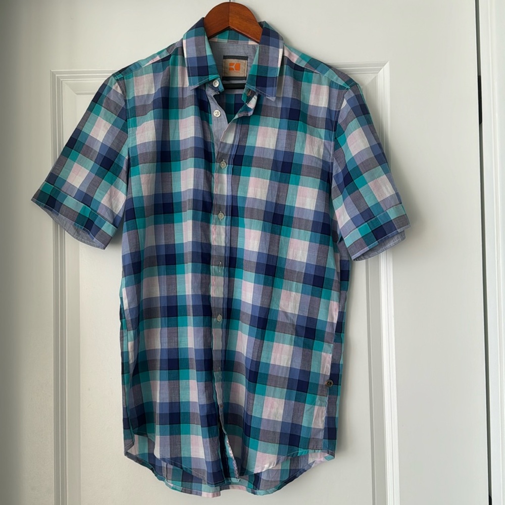 Men’s Hugo Boss Orange label short sleeve shirt